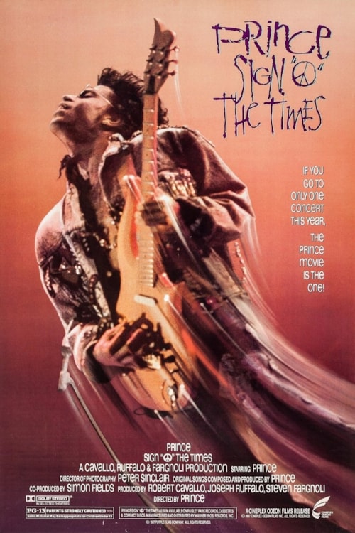 Prince: Sign o' the Times poster